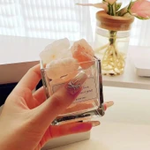 Cam Aromaterapi Saklama Kabı - Pembe Kristal 2-4cm 100g - 7