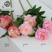 Simülasyon Şakayık Çiçeği - Gül 1/C Şakayık - 9