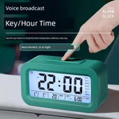 Dijital Bebek Odası Termometre Higrometre - Koyu Yeşil Üst Model - 5