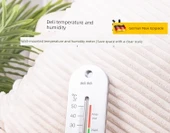 Termometre 9017 - Asılabilir ve Ayakta Durabilir - Plus Boy - Beyaz thumbnail 8