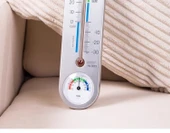 Termometre 9017 - Asılabilir ve Ayakta Durabilir - Plus Boy - Beyaz thumbnail 9