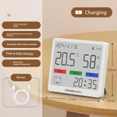 Dijital Termometre Higrometre - Manyetik Pro Şarjlı Model - 1