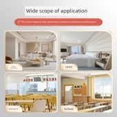 Termometre 9017 - Asılabilir ve Ayakta Durabilir - Plus Boy - Beyaz thumbnail 6