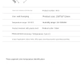 Termometre 9017 - Asılabilir ve Ayakta Durabilir - Plus Boy - Beyaz thumbnail 11