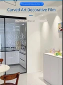 Şifreli Ayna Dekoratif Sticker - İngilizce Beyaz - Büyük Boy - 8