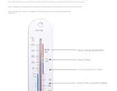 Termometre 9017 - Asılabilir ve Ayakta Durabilir - Plus Boy - Beyaz thumbnail 12