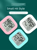 Mini Dijital Sıcaklık Nem Ölçer 0726 Yeşil - 6