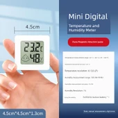 Mini Dijital Sıcaklık Nem Ölçer KD31 Beyaz Anahtarlı - 1