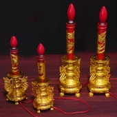 Elektrikli Buda Lamba Mumluk - 10 inç Wangcai Kristal Çift Kullanımlı (32cm) - 4