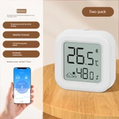 Akıllı Bluetooth Termometre Higrometre - İkili Paket - 1