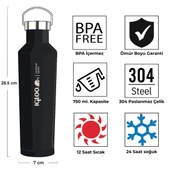 Igloo Pentagon Termos 750ml-SİYAH - 5