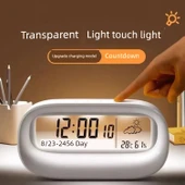 Alman Profesyonel İç Ortam Sıcaklık Nem Ölçer - Işıklı Mavi + USB - 5