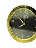 Mini Araba Saati - 45/40mm - Gümüş Kasa - Beyaz Zemin - Arap Rakamlı - 6