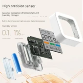 Dijital Termometre Higrometre - Temel Pil thumbnail 3