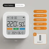 Dijital Termometre Higrometre - Temel Pil thumbnail 1