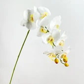 Yapay 9 Başlıklı Film Phalaenopsis Orkide Çiçeği - Açık Mor - 6