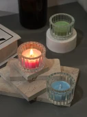 DIY Aromaterapi Mum Yapım Seti - Beş Köşeli Yıldız Çay Mumu Kabı 2'li Paket - 3