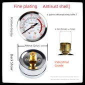 Y40 Y50 Yatay Basınç Ölçer - Elektrostatik Paslanmaz 2 Nokta Diş thumbnail 8