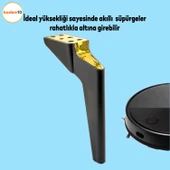 Logan 4 Adet 23 Cm Siyah Gold Lüks Mobilya Kanepe Tv Ünitesi Berjer Koltuk Ayağı Konsol Ayakları thumbnail 2