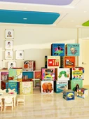 Resimli Kitaplık Duvar Dekoru - B10320 Resimli Kitap Kutusu 1A-KT Kartı - Süper Küçük - 4