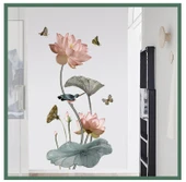 3D Lotus Çiçeği Duvar Stickerı - Lotus 2 - 10
