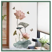 3D Lotus Çiçeği Duvar Stickerı - Lotus 2 - 11