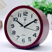 Büyük Yazılı Gece Lambalı Erteleme Özellikli Çalar Saat - Beyaz-2 - 6