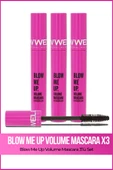 NEW WELL 3x Blow Me Up Volume Mascara 8 ML Üçlü Set - 1