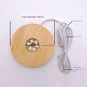 Gece Lambalı Cam Tütsü Taş Saklama Kutusu - 10cm Takılabilir Lamba Tutucu thumbnail 1