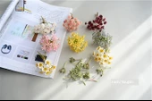 Mini Yapay Çiçek Buketi - Sonbahar Beyazı Mini Yıldızlar - 7