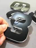 3D Duvar Saati - Mini Altın (40x40cm) (Tek Katmanlı Organik Cam) - 5