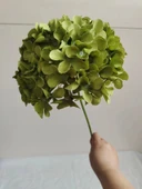 Yapay Ortanca Çiçeği Tek Dal - Koyu Mor (Yapraksız, 20 Adet) - 6