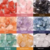 Gece Lambalı Cam Tütsü Taş Saklama Kutusu - Pudra Kristal (200g) thumbnail 9