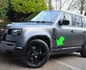 DK Tuning Land Rover Defender V8 Gri Bagaj Çamurluk Yazı Logo Arma - 3