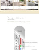 İç Ortam Termometre Higrometre - Krem Beyaz Asılı (Geliştirilmiş) thumbnail 8