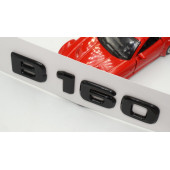 B 160 Bagaj Parlak Siyah ABS 3M 3D Yazı Logo - 4