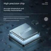 Bebek Odası Sıcaklık ve Nem Ölçer - Arka Işıklı RE-W1003S - 3