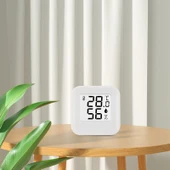 Dijital Higrometre Termometre - Mini 0526 Beyaz - 1