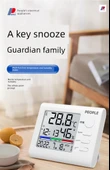 Bebek Odası Sıcaklık ve Nem Ölçer - Arka Işıklı RE-W1002S - 9