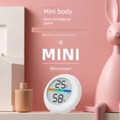 Dijital Oda Termometresi ve Higrometresi - Siyah Minimalist 2'li Paket - 5