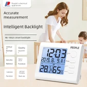Bebek Odası Sıcaklık ve Nem Ölçer - Arka Işıklı RE-W1002S - 1