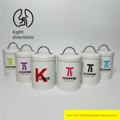 Beyaz Dekoratif Kahve Kutusu - KCOFFEE Logolu - 8