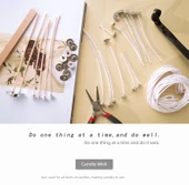 DIY Aromaterapi Mum Yapım Kiti - El Yapımı Pense - 7
