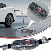Glanz Elektrikli Araç Şarj Adaptör Yağmur Koruma Brandası, EV Şarj Adaptör Koruyucu 45 - 23cm - 1