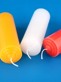 Kokulu Acil Durum Mumu - 2 Adet Kırmızı Mum - 4