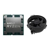 AMD Ryzen 5 7500F (6 Çekirdek) 3.7GHz 5.0GHz 32mb AM5 Tray Kutusuz Fanlı İşlemci - 1
