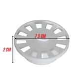 DESIPHON 10x10 Süzgeç İçin Yuvarlak -Oval -daire Gider Kapağı , Yer Süzgeci, Izgarası Gider Kapağı - 2