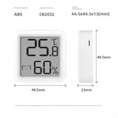 Elektronik Higrometre Termometre - Beyaz Mini Taşınabilir Seyahat - 1
