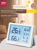 Elektronik Higrometre Termometre - Beyaz Mini Taşınabilir Seyahat - 2