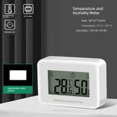 Mini Dijital Termometre Higrometre 1 Adet - 1